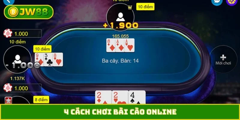 4 cách chơi Bài Cào Online