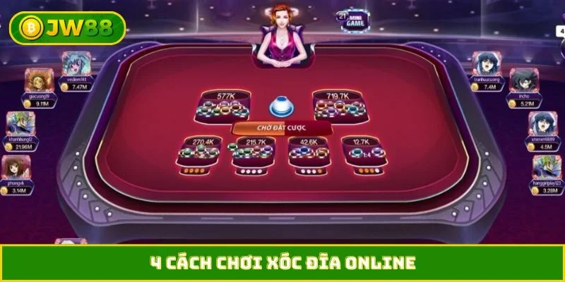 4 cách chơi xóc đĩa online