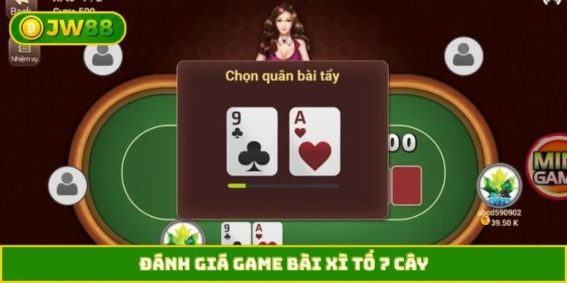 Đánh giá game bài xì tố 7 cây