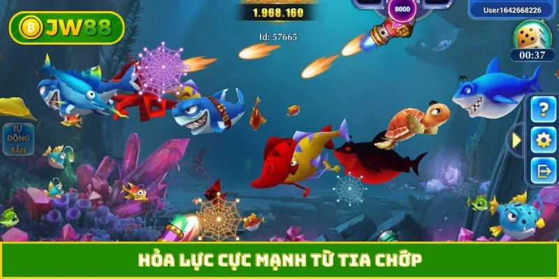 Hỏa lực cực mạnh từ tia chớp
