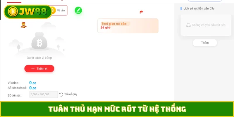 Tuân thủ hạn mức rút từ hệ thống